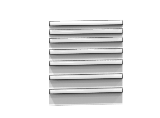 Zásuvková skříň ZD (výška 840 mm) ZD84-7  - Zásuvky: RAL 7035
